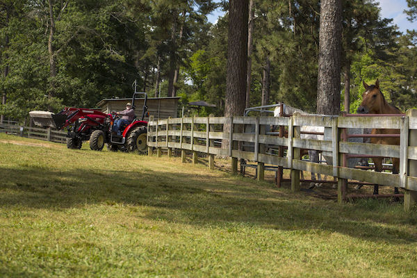 How to Build a Fence With a Compact Tractor