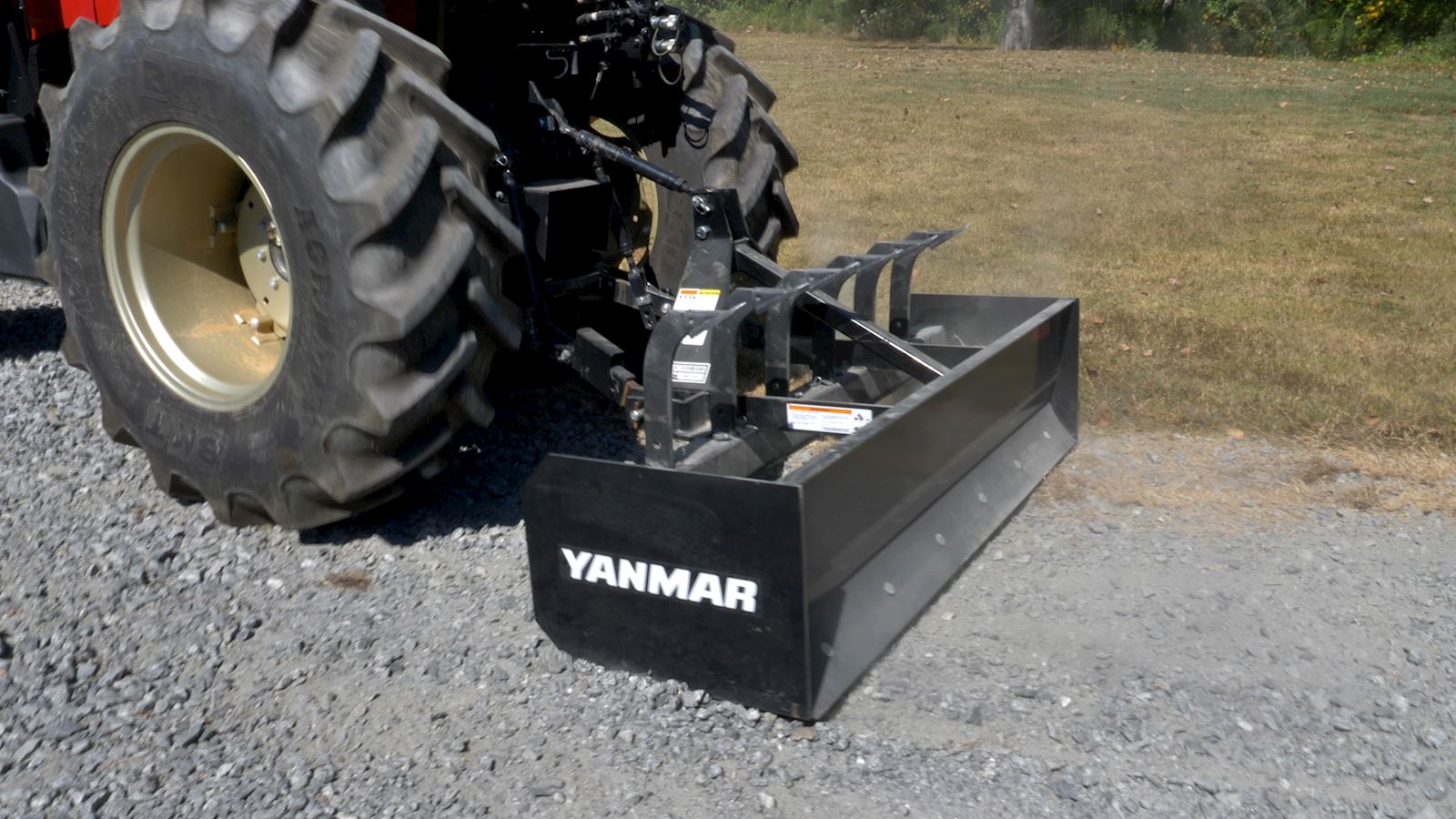 How to Operate the Yanmar Box Blade