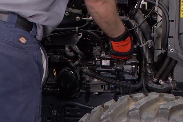 YT3 Tractor Oil Change